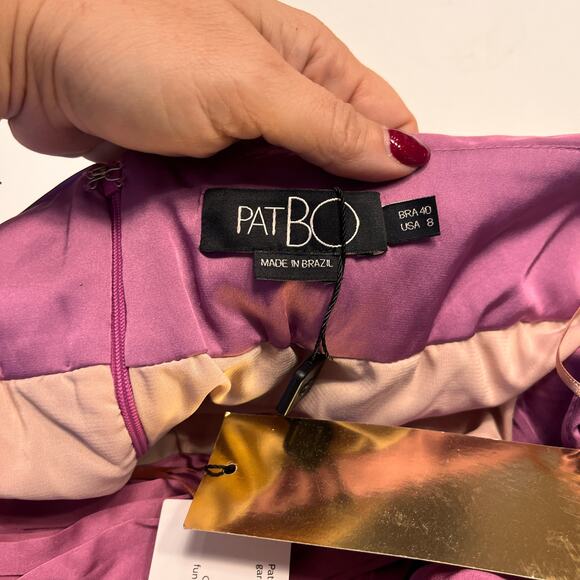 NWT PatBO Orchid Sleeveless Cut Out Maxi Dress Size 8 - Picture 8 of 11